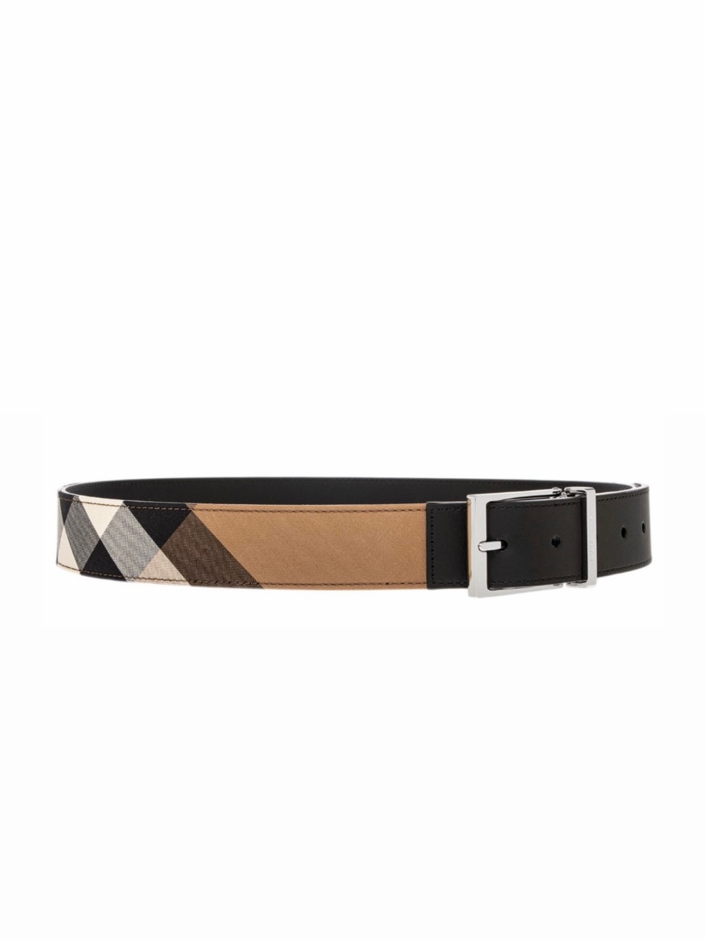 NEW! Burberry Signature Check Leather Men's Belt | Reversible | EU Size 90